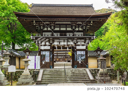 京都市西京区の松尾大社 楼門 京都市西京区の松尾大社 楼門 102470748