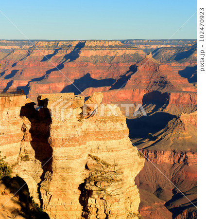 Blue Sky Day At The Grand Canyon Arizona 102470923