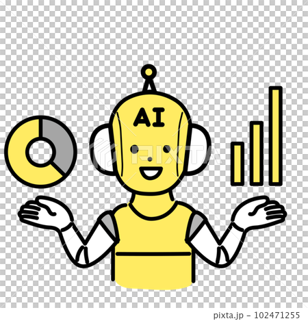 かわいい人物のイラストシリーズ _ AIのキャラクター _ 提案　 102471255