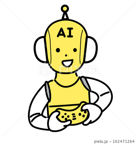 かわいい人物のイラストシリーズ _ AIのキャラクター _ ゲーマー かわいい人物のイラストシリーズ _ AIのキャラクター _ ゲーマー 102471264