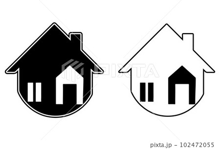 minimal home icon, web homepage symbol, vector website sign,House Icon Set. Home vector illustration symbol 102472055
