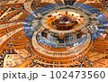 3D Illustration of a Beautiful infinite mathematical mandelbrot set fractal. 102473560