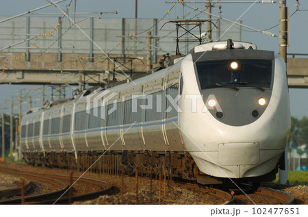 北陸本線　加賀笠間ー美川　JR西日本　681系　T06+T35+R14編成（金沢）　サンダーバード 102477651