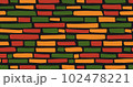 Multi-colored tiles as a background, texture. Brick pattern. 102478221