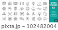 Best collection Network and technology line icons. System, processing, innovation,... 102482004