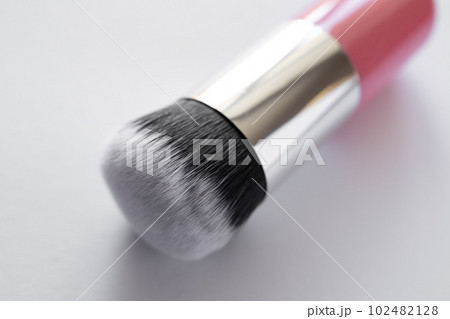 Make up brush for powder close up blusher isolated on white background Make up brush for powder close up blusher isolated on white background 102482128