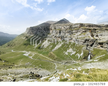 Ordesa Monte Perdido National Park, view. Pyrenees, Spain Ordesa Monte Perdido National Park, view. Pyrenees, Spain 102483769