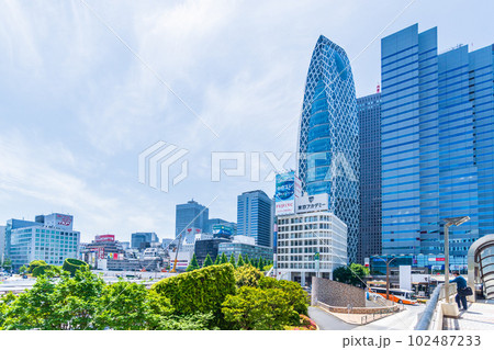 〔東京〕　新宿駅西口風景 102487233