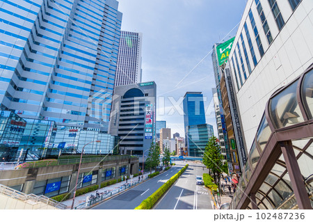 〔東京〕 新宿駅西口風景 〔東京〕 新宿駅西口風景 102487236