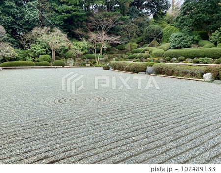 茅ヶ崎市浄見寺の石庭 102489133