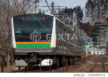 宇都宮線E233系（5両代走：宇都宮⇔黒磯） 102489311