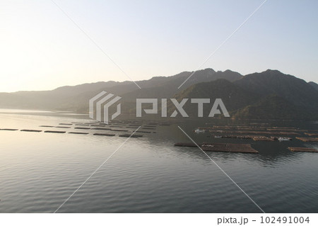 春の一日　安芸宮島を望む 102491004