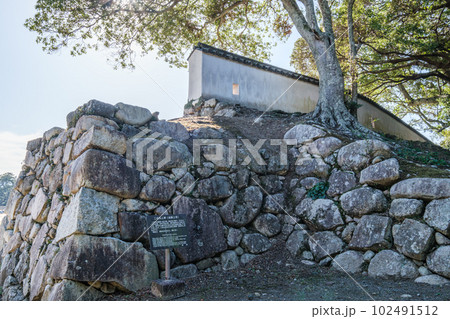 萩城跡（銃眼土塀） 102491512