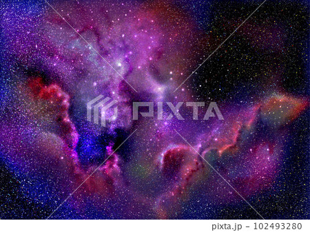 赤く輝きながら集積する星雲 赤く輝きながら集積する星雲 102493280