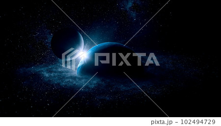 Image of outer space. . Mixed media Image of outer space. . Mixed media 102494729