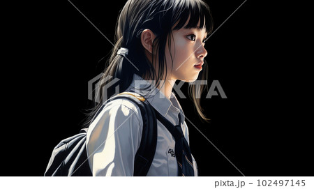 女子学生,Female student(generative ai) 102497145
