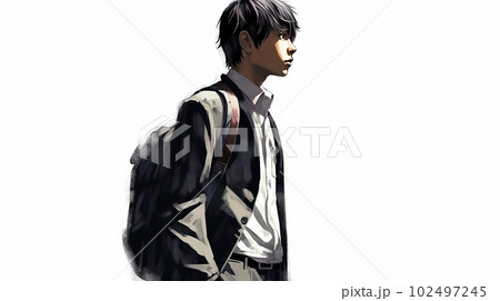 男子学生,Male student(generative ai) 102497245
