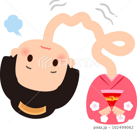 首が伸びすぎたろくろ首、待ちぼうけ 102499062