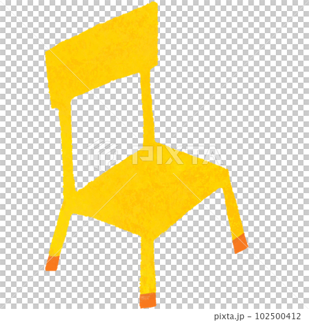 黄色の小さな椅子 102500412