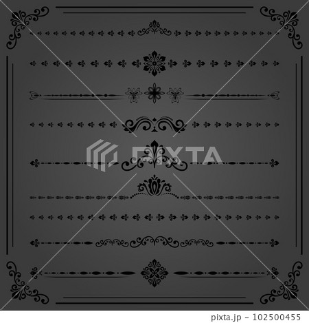 Set of Horizontal Patterns 102500455