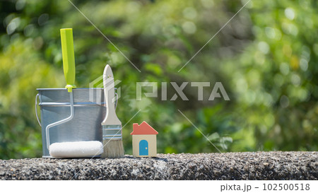 積木の家と塗装道具|リフォーム・塗装業者・DIY イメージ 積木の家と塗装道具|リフォーム・塗装業者・DIY イメージ 102500518