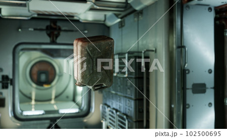 old fuel canister floating in internation space station old fuel canister floating in internation space station 102500695