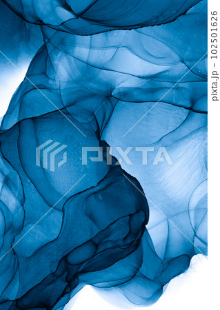 Marble ink abstract art from exquisite original painting for abstract background 102501626
