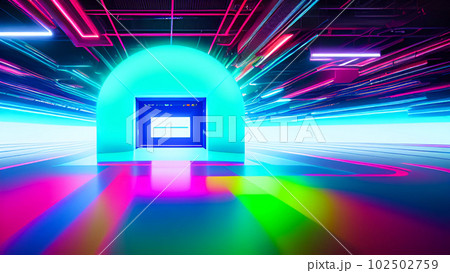 ネオンカラー, ネオン, 虹色, 近未来, テクノロジー, サイバー, 背景, 壁紙, グラデーショ ネオンカラー, ネオン, 虹色, 近未来, テクノロジー, サイバー, 背景, 壁紙, グラデーショ 102502759