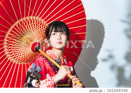 和服を着た女の子 フォトスタジオ 写真館 和服を着た女の子 フォトスタジオ 写真館 102504540