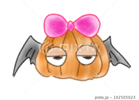 ハロウィンかぼちゃの泣き笑い 102505023