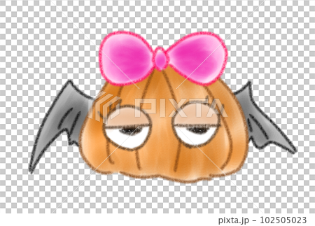 ハロウィンかぼちゃの泣き笑い 102505023