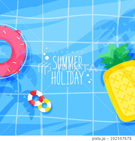 Summer Frame Illustration  102507678