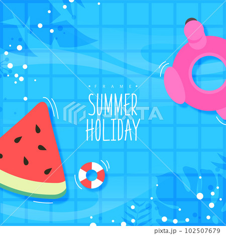 Summer Frame Illustration  102507679