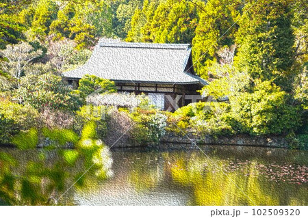 龍安寺のお庭 102509320