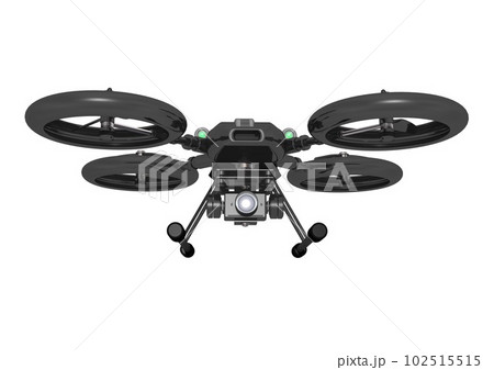 最新ドローン単体(3DCGイメージ) 最新ドローン単体(3DCGイメージ) 102515515