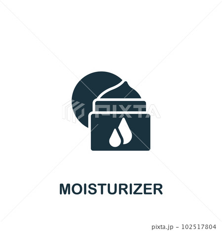 Moisturizer icon. Monochrome simple sign from beauty and personal care collection. Moisturizer iron icon for logo, templates, web design and infographics. Moisturizer icon. Monochrome simple sign from beauty and personal care collection. Moisturizer iron icon for logo, templates, web design and infographics. 102517804