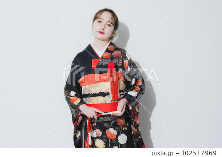 黒引き振袖 花嫁 黒引き振袖 花嫁 102517969