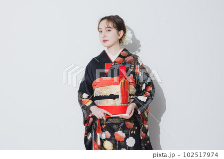 黒引き振袖 花嫁 黒引き振袖 花嫁 102517974