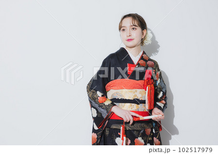 黒引き振袖 花嫁 黒引き振袖 花嫁 102517979