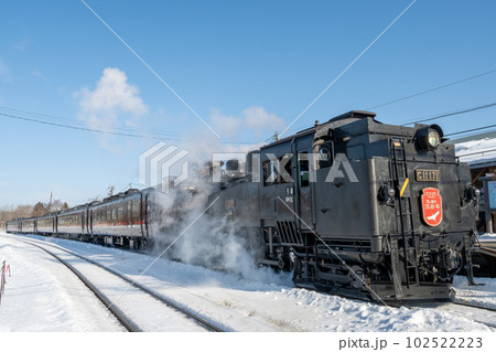 JR北海道SL冬の湿原号塘路駅にて 102522223