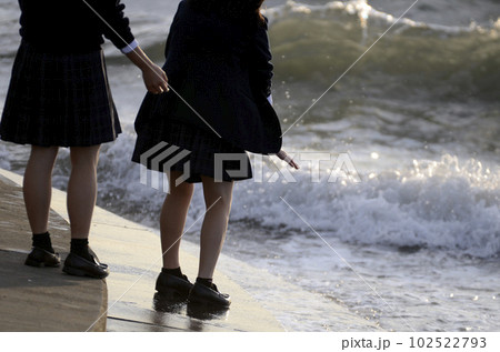 浜辺の女子高生 102522793