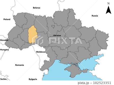 Khmelnytska Ukraine map Europe 102523351
