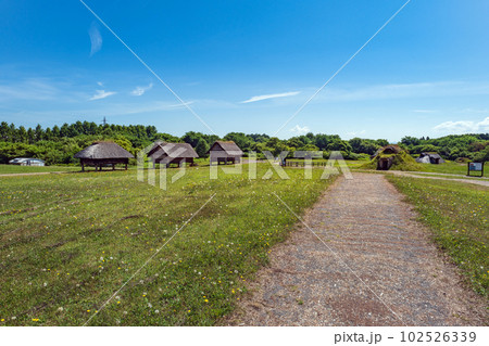 青森 三内丸山遺跡 縄文のムラの風景 青森 三内丸山遺跡 縄文のムラの風景 102526339