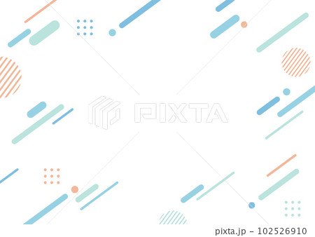 幾何学パターンのフレーム素材 102526910