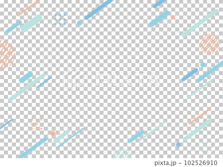 幾何学パターンのフレーム素材 102526910