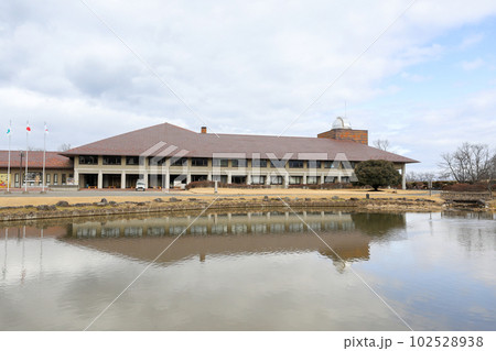 長野県　長野市　冬　長野市立博物館 102528938