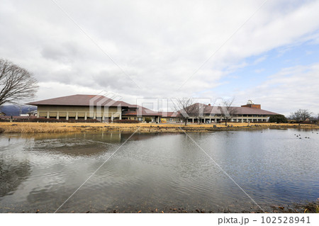 長野県 長野市 冬 長野市立博物館 長野県 長野市 冬 長野市立博物館 102528941