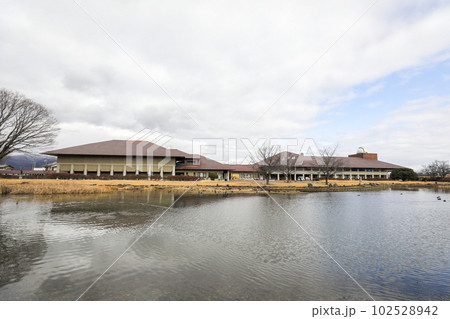 長野県　長野市　冬　長野市立博物館 102528942