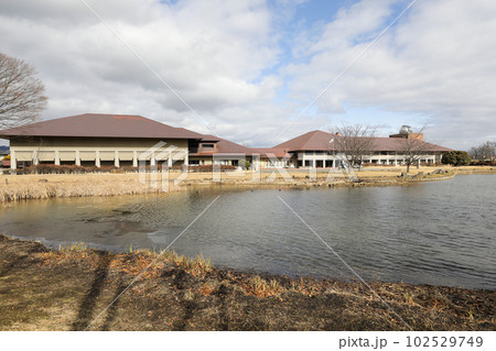長野県　長野市　冬　長野市立博物館 102529749