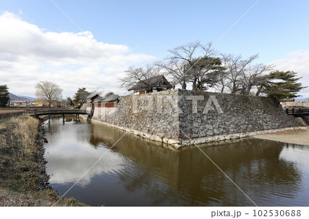 長野県　長野市　冬　松代城 102530688